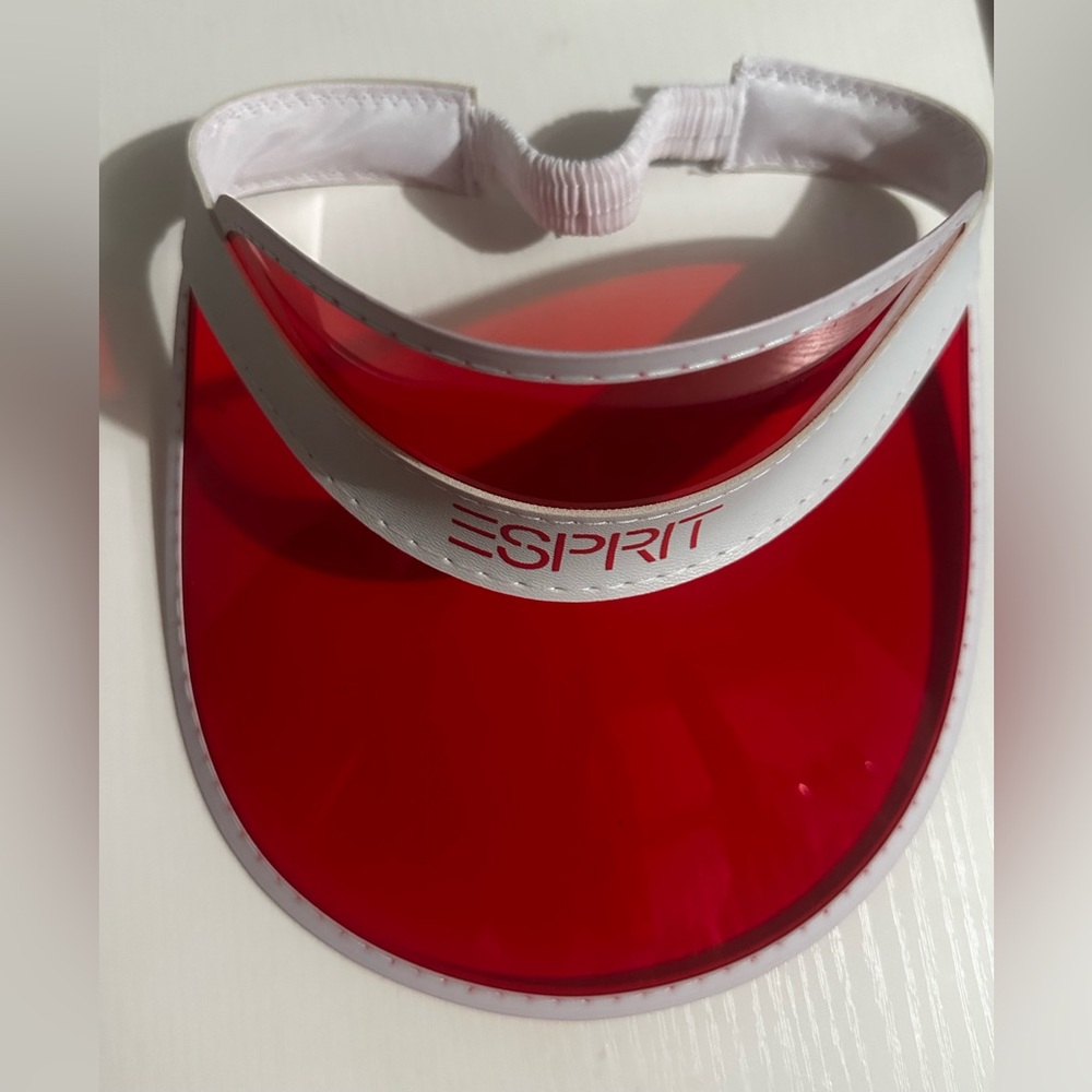 Esprit Red and White tennis  Visor
